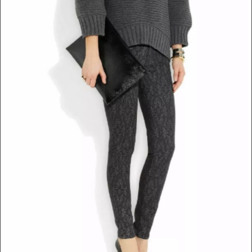 CURRENT/ELLIOT Black Lace Skinny Ankle Jeans. 32